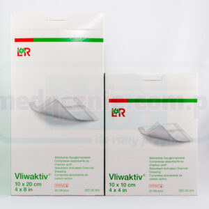 Vliwaktiv 10*10cm pansament cu carbon activ 1pc